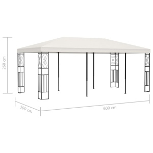 Pavilion, crem, 3 x 6 m, material textil - Img 5
