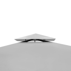 Pavilion cu acoperiș, alb-crem, 3 x 3 m - Img 3