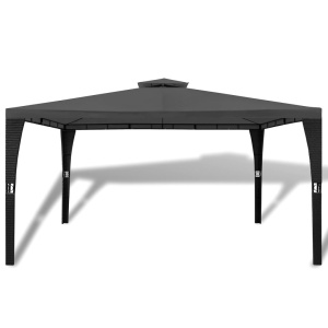 Pavilion cu acoperiș, gri inchis, 3 x 4 m - Img 2