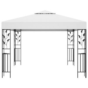 Pavilion de grădină, alb, 3 x 3 m, 180 g/m² - Img 2