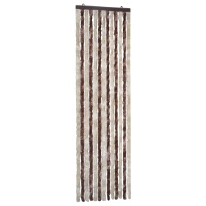 Perdea pentru insecte, bej și maro deschis, 56x185 cm, Chenille - Img 2