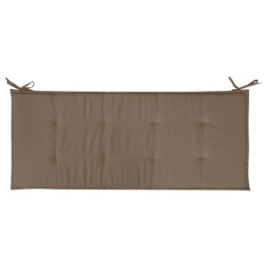 Pernă de bancă de grădină, gri taupe, 120 x 50 x 3 cm - Img 4