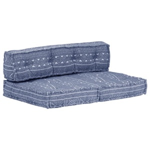 Pernă fotoliu puf, indigo, material textil - Img 8