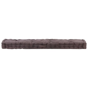 Pernă podea canapea din paleți antracit 120 x 40 x 7 cm bumbac - Img 3