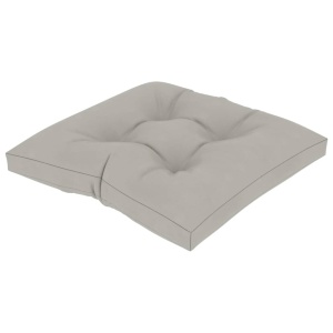 Perne de canapea din paleți, 2 buc., gri taupe, material textil - Img 8