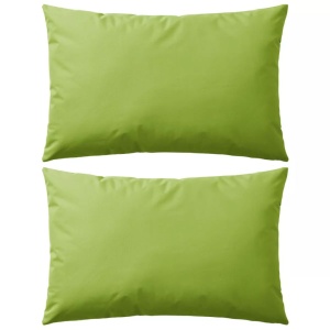 Perne de exterior, 2 buc., verde măr, 60 x 40 cm