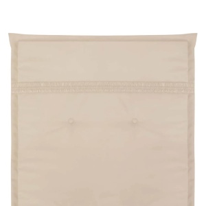 Perne scaun de grădină, 2 buc, crem, 120x50x3 cm - Img 7