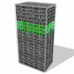 Pietre gabion sticlă 60-120 mm 25 kg, Verde - Img 3