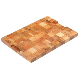 Placă de tocat, 50 x 34 x 3,8 cm, lemn masiv de acacia - Img 11