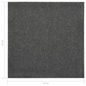 Plăci de pardoseală, 20 buc., antracit, 50 x 50 cm, 5 m² - Img 6