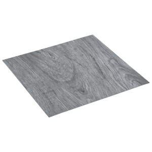 Plăci de pardoseală autoadezive, gri deschis, 5,11 m² PVC - Img 3