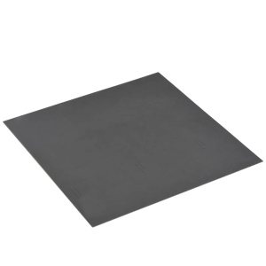 Plăci de pardoseală autoadezive, PVC, 5,11 m², negru, cu model - Img 6