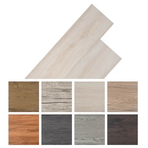 Plăci de pardoseală, stejar alb clasic, 5,26 m², 2 mm, PVC - Img 7