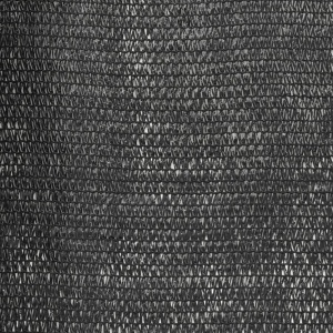 Plasă protecție vizuală, negru, 1 x 10 m, HDPE - Img 3