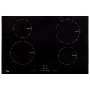 Plită inducție 4 arzătoare control tactil, sticlă 77 cm 7000 W
