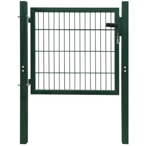 Poartă 2D pentru gard (simplă) 106 x 130 cm, verde