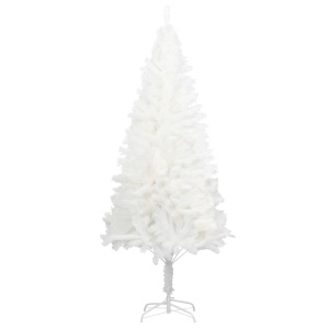 Pom de Crăciun artificial, ace cu aspect natural, alb, 120 cm - Img 2