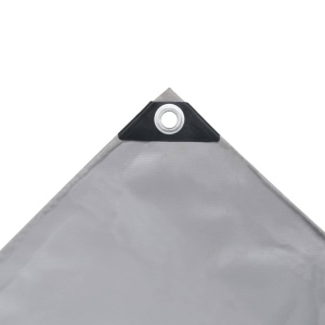 Prelată 650 g/m² 3 x 3 m Gri - Img 3