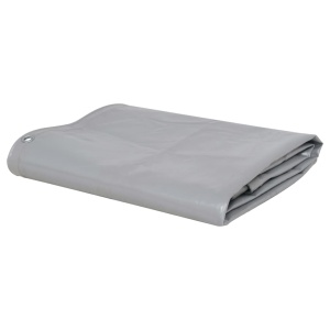 Prelată, gri, 6 x 8 m, 650 g/m²
