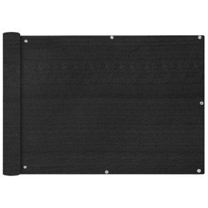 Prelată pentru balcon din HDPE 75 x 600 cm, antracit