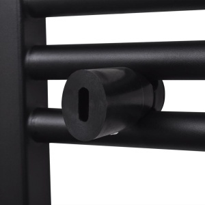 Radiator port-prosop incălzire centrală baie, drept, 500x1160mm, negru - Img 5