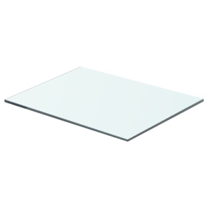 Rafturi, 2 buc., 40 x 25 cm, panouri sticlă transparentă - Img 2