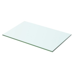 Rafturi, 2 buc., 50 x 25 cm, panouri sticlă transparentă - Img 2
