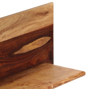 Rafturi de perete, 2 buc., 58x26x20 cm, lemn masiv de sheesham - Img 8