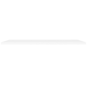 Rafturi de perete suspendate, 2 buc., alb, 120x23,5x3,8 cm, MDF - Img 8