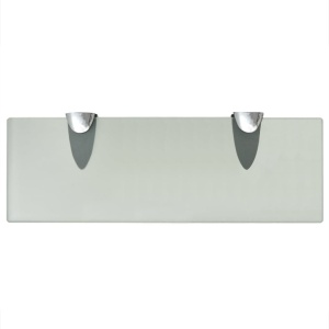 Rafturi suspendate, 2 buc., 30 x 10 cm, sticlă, 8 mm - Img 4