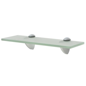 Rafturi suspendate, 2 buc., 30 x 20 cm, sticlă, 8 mm - Img 2