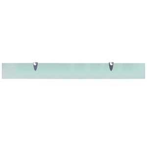Rafturi suspendate, 2 buc., 90 x 10 cm, sticlă, 8 mm - Img 4