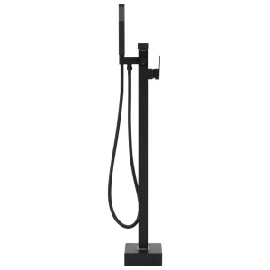 Robinet de cadă independent, negru, 90 cm, oțel inoxidabil - Img 3