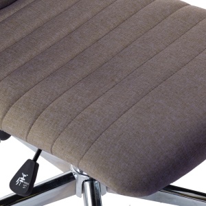 Scaune de bucătărie, 4 buc., gri taupe, material textil - Img 7