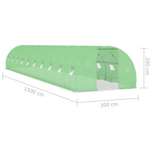Seră, 45 m², 15 x 3 x 2 m - Img 10