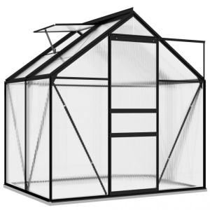 Seră, antracit, 2,47 m² aluminiu - Img 3