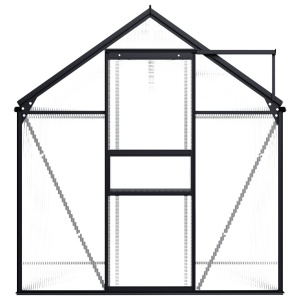Seră, antracit, 3,61 m², aluminiu - Img 4