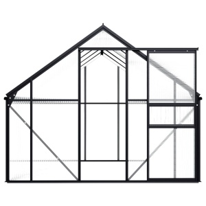 Seră, antracit, 5,89 m², aluminiu - Img 4
