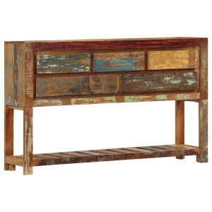Servantă, 120 x 30 x 75 cm, lemn masiv reciclat - Img 10