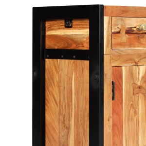 Servantă, 120 x 35 x 75 cm, lemn masiv de acacia - Img 7