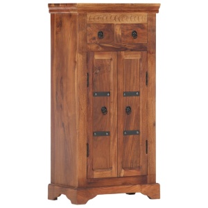 Servantă, 50 x 30 x 100 cm, lemn masiv de acacia - Img 11