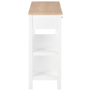 Servantă, alb, 110x35x80 cm, MDF - Img 8