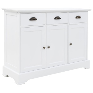 Servantă cu 3 uși, 105 x 35 x 77,5 cm, MDF și lemn de pin