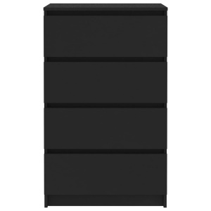 Servantă, negru, 60 x 35 x 98,5 cm, PAL - Img 4