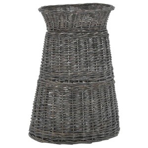 Set coșuri pisici, perne, 3 piese, gri, 47x34x60 cm, salcie - Img 8