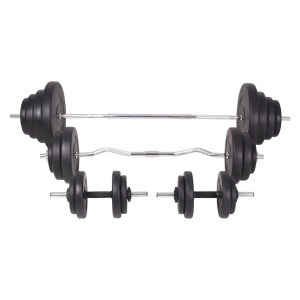 Set de haltere și gantere 120 kg - Img 3