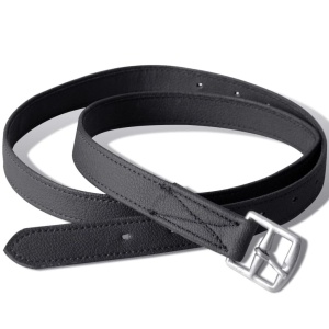Set echitație 5-in-1 cu șa 44,5 cm din piele naturală, negru - Img 6