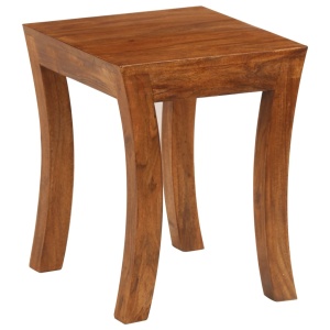 Set mese suprapuse,3 piese,lemn masiv acacia, 50x35x50 cm, maro - Img 12