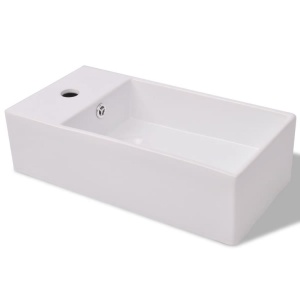 Set mobilier baie format din 3 piese cu chiuvetă inclusă, Negru - Img 6