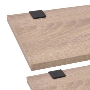 Set mobilier baie format din 9 piese cu chiuvete incluse, Bej - Img 9